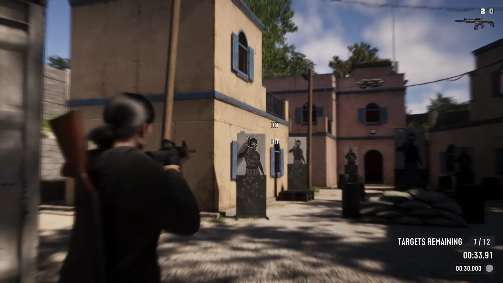 Тир на время — GTA 6, Стрельба по мишеням, TARGETS REMAINING