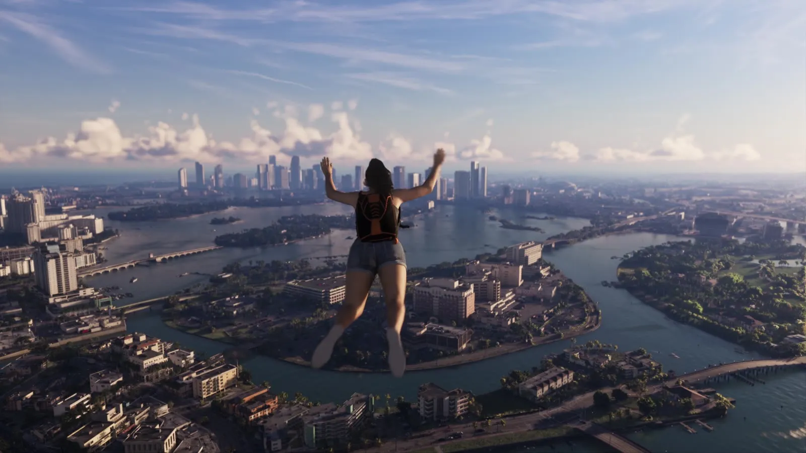 Прыжок с парашютом — GTA 6, Прыжок над Вайс-Сити